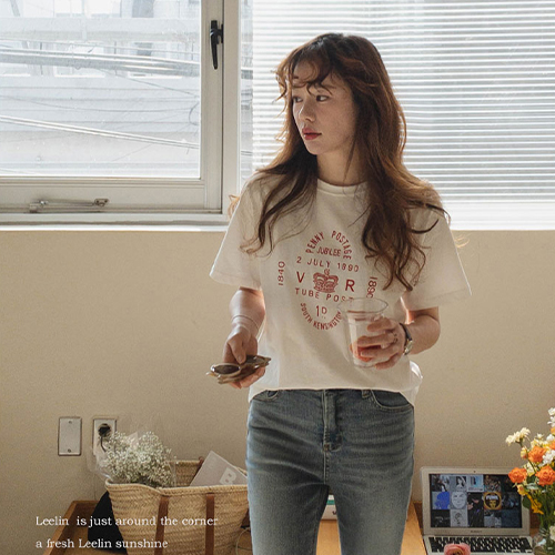 [MADE]ミニクラウンビンテージレタリングティー[F,1]