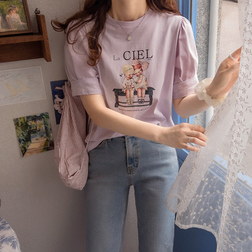 [LABEL]ハーネスキューティーなベビースリーブポイントティー[size:F,1]
