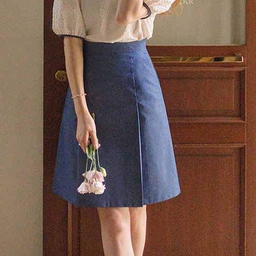 マロネAラインピンタックスカート[size:S,M]