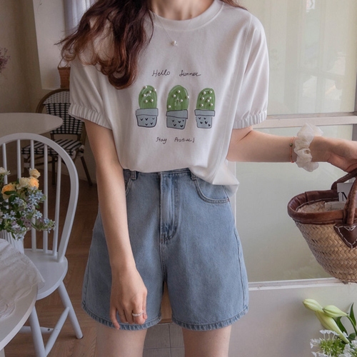 [LABEL][ヨンチョンカラー]アンドサマーセミエイラインスリムフィット4部バンディングパンツ[2XL(99)サイズ]