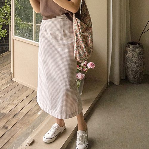 クレマチェックツーウェースカート[size:S,M]