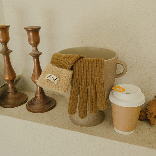 やわらかい カシミア ウール ポーグルが手袋