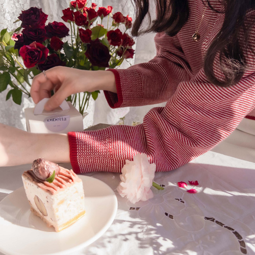 [LABEL] ジェイプルで暖かいダンガラちゃん得伸縮スムーズウールニット [size:F(55～66)]