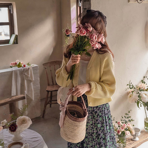 マグリス春春ゴルジ爽やかなカーディガン[size:F(55～66)]