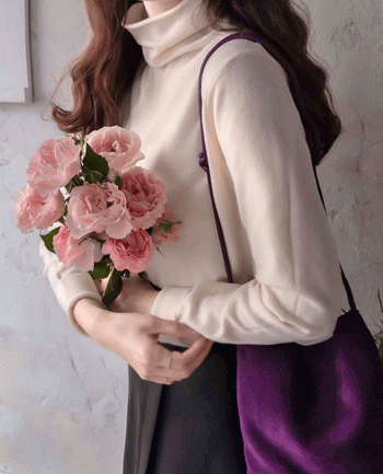 [LABEL] アンライク 世界柔らかいしっかり伸縮シーズンポーラニット [size:F(55～66)]