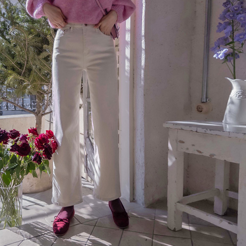 [特価15% ★限定数量][LABEL] ウィンターデイリー タコムギモモ しっかり伸縮コーディネート良いバンドパンツ [size:S,M,L]