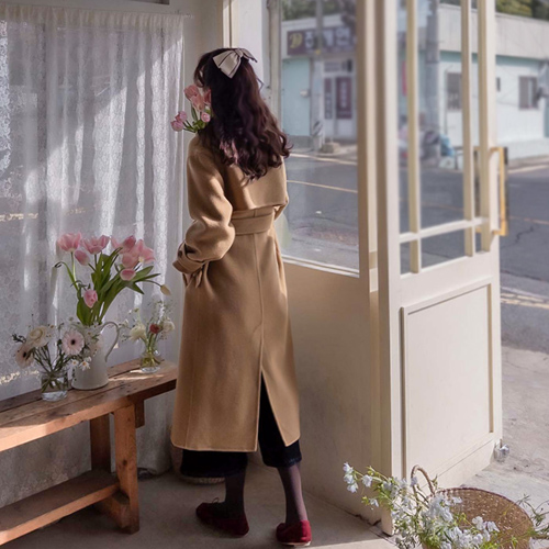 【特価10%★限定数量】【ベスト特価2万ウォン割引】クロイドハンドメイド ラックスベルト マップシウルコート [size:F(55～66)]