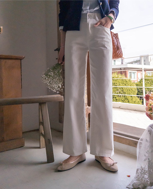 [きれいフィット]ジェイウェイツーボタンポイント日付ワイドパンツ[size:S,M,L]