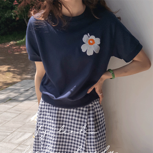 [LABEL] グラスフラワー刺繍マンツーマン [size:F,1]