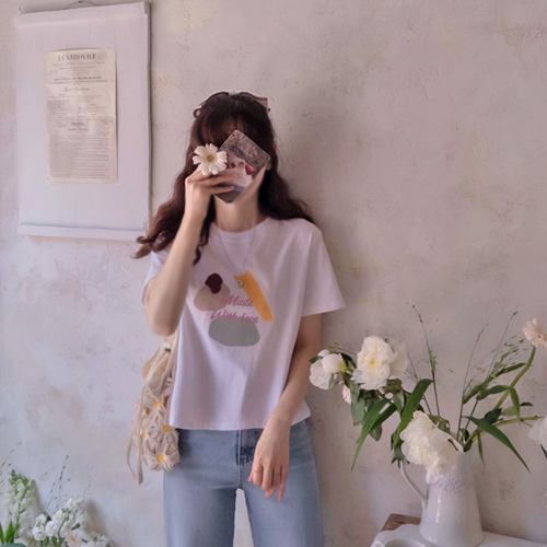 [LABEL] シーズンラブ20数 バイオウォッシング フレキシブル しっかりしたティー [size:F(55～66)]