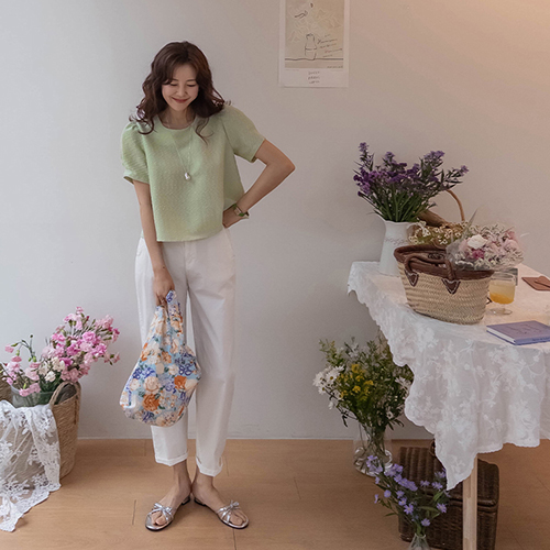 ルミニョン チャッツシウォン バラルクロップ 排気ピットパンツ [size:S,M,L]