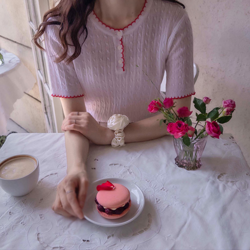 [LABEL] ビアンナード波ネック ポイント ラブリー クルーラー サムネイル [size:F(55～66)]