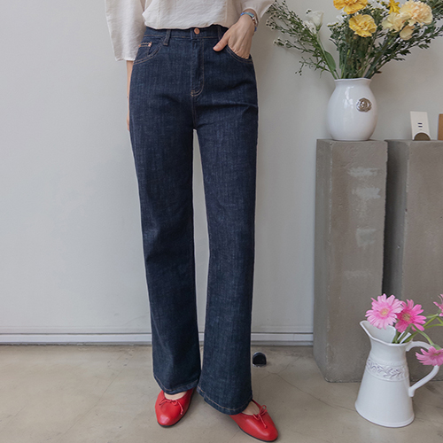 [すっきり生地デニム]デニブンデイリーちゃんとスパン日付フィットデニムパンツ[size:S,M,L]