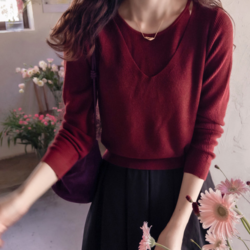 [アリー秋♥10%セール][LABEL] ペニス レイヤード フォーシーズン エリフィットニット[size:F(55～66)]
