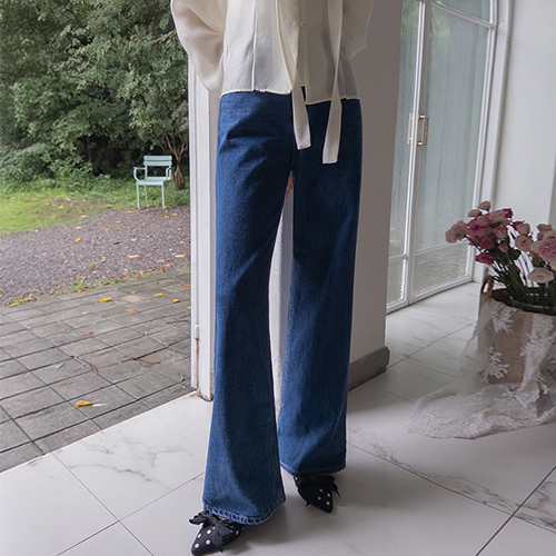 [完璧なグローカバー]ニブロンの柔らかい肌触りの日ワイドフィットデニムパンツ[size:S,M,L]