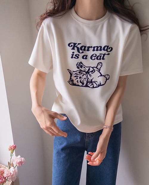 【クレイジーシルクなテンション感】 セージ チャッチャ～スパンベルベット 立体タッチティー [size:F(55～66)]