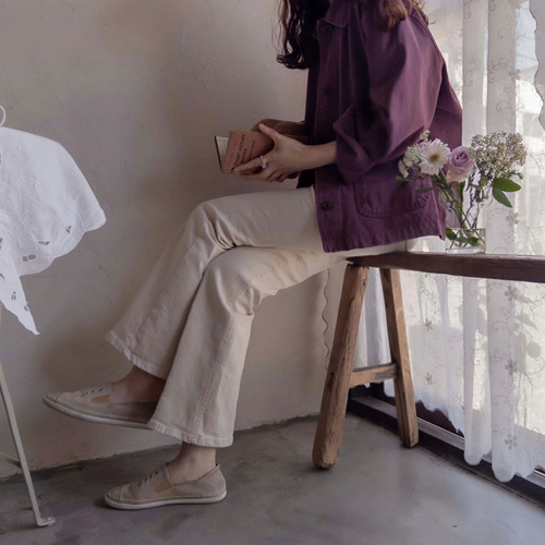 [ベスト特価4千ウォン割引] <FONT color=#5a3954>MADE LIN</font>クリムゾンレジクチャー チャッツ 柔らかい伸縮性バンドパンツ[size:S,M,L,XL(ショット/ロング)]