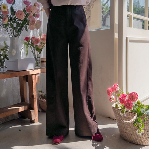 シュクレイ シーズンテンセル マップ時切開 ソフトパンツ [size:S,M,L]