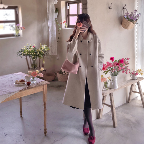 [LABEL] スクラムシーズンダブル タスミウル ハンドメイドコート [size:F(55～66)]