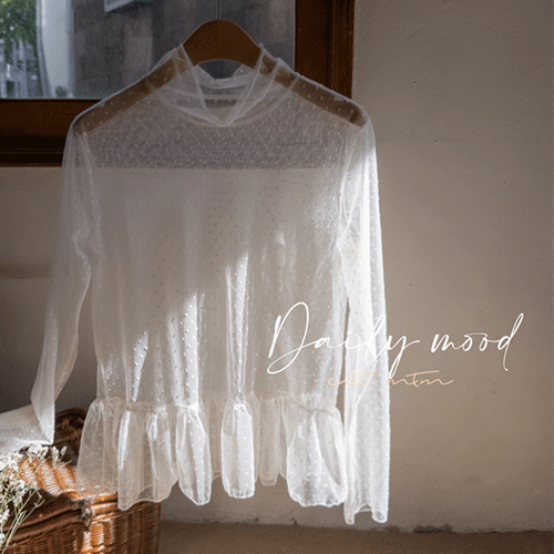 デロラブリー エリフィット シーツル トット ブラウス [size:F(55～66)]