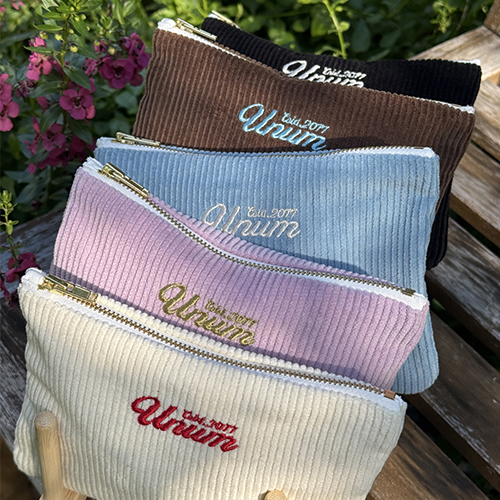 ふわふわ感覚コーデュロイミニポーチ