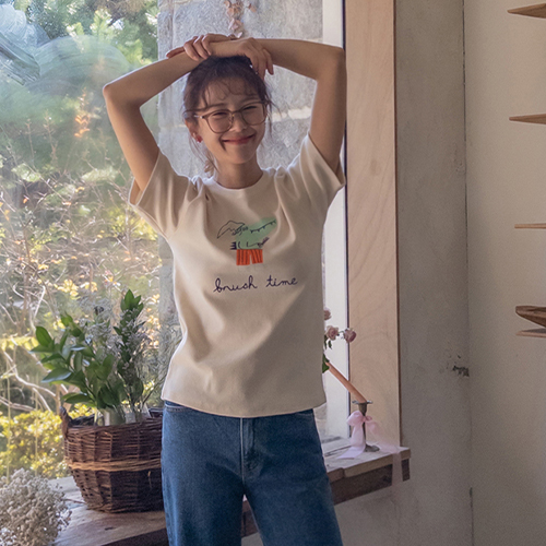 かわいい笑顔ピッチギモちゃんちゃんティー [size:F(55～66)]