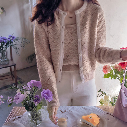 フランディスカッシュ 送ったタスミカーディガン [size:F(55～66)]