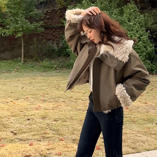 マチルドドトムフォグンファー 腰バンディング リバーシブルジャンパ [size:F(55～66盤)]