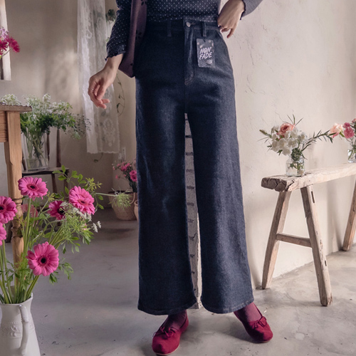 [LABEL] ウィンターデーノンフェード ぬれた母親 得得伸縮バンドパンツ [size:S,M,L] 