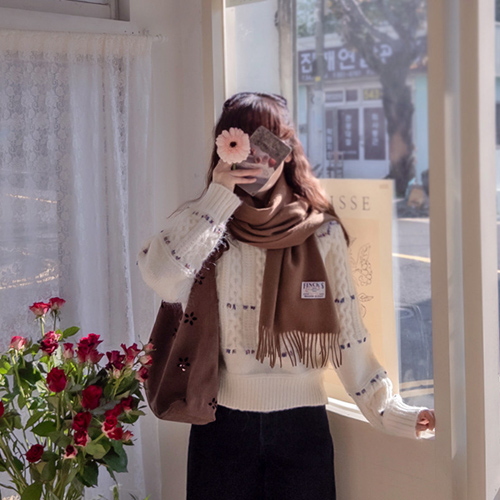 ディフェルピグメントウールタスミデイリーマフラー