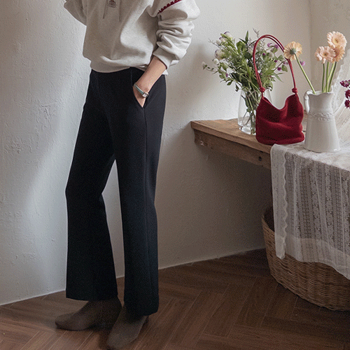 [お腹カバー1位][ブーツカットバージョン][スパンちゃんちゃん暖かい起毛][新特価<FONT color=#5a3954>8千ウォン割引</font>]