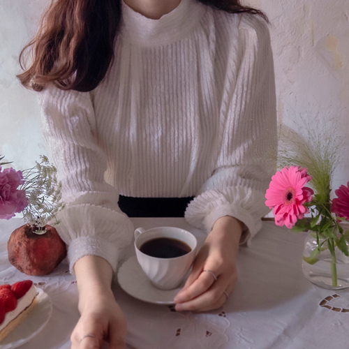 [LABEL] ロイ・ベルベット フレキシブル ヨリフィット バンポーラ ブラウス [size:F,1]