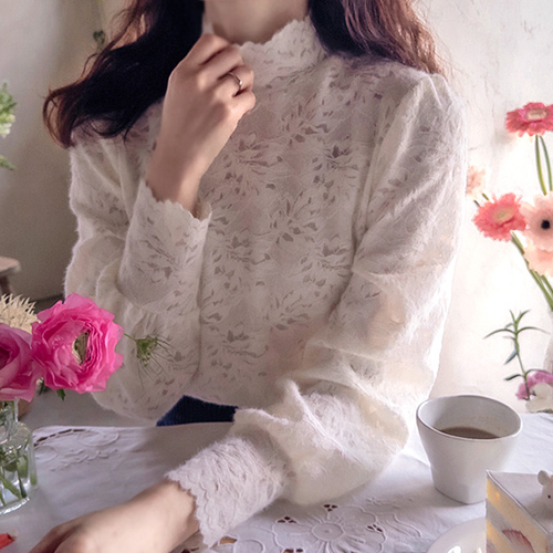 ウィンターリーブ サポーター起毛ボドルスパン シュガーレス ヴァンポーラ ブラウス [size:F(55～66)]