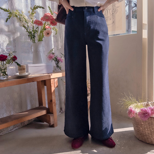 ベロアタッチ プレミアム タコム糸 ちゃっとスパン 起毛パンツ [size:S,M,L]