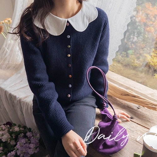 ポグンカシス アロクダロックボタン ニットカーディガン [size:F(55～66)]