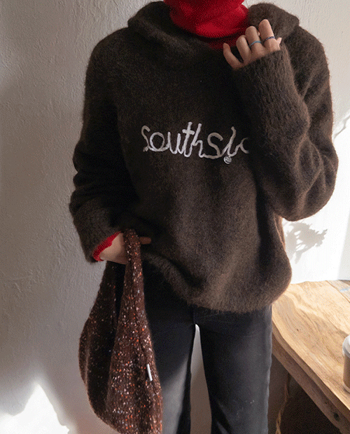 ベリーニレタリング ウールフードニット [size:F(55～66盤)]