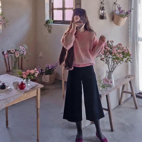 スノーフラワー タスミ エリールーズフィット デイリーニット [size:F(55～66)]