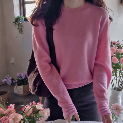 クレイブン タスミ ラウンドネック 洗練美 ウールニット [size:F(55～66)]