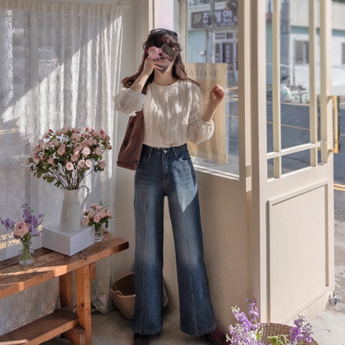 シーズン切開起毛胆嚢発熱裏地 ヨリールーズフィットバンドパンツ [size:S,M,L]