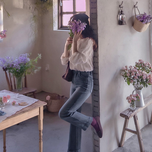 コルソンディドトムハンパ裏地タスミ発熱起毛バンドパンツ[size:S,M,L]