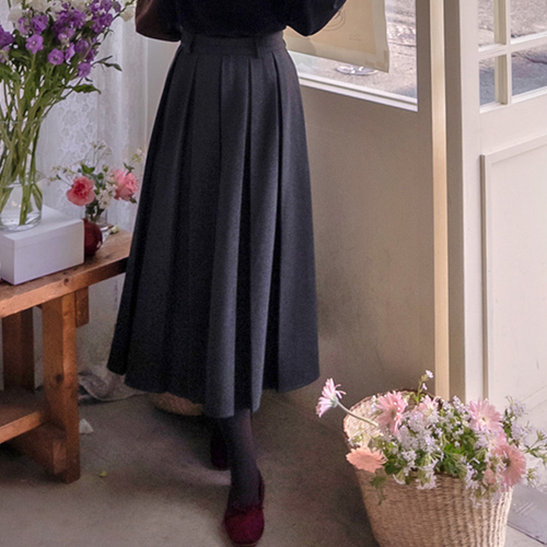 コリバーラブリープリーツ フレキシブルベルトセット スカート [size:F(55～66)]