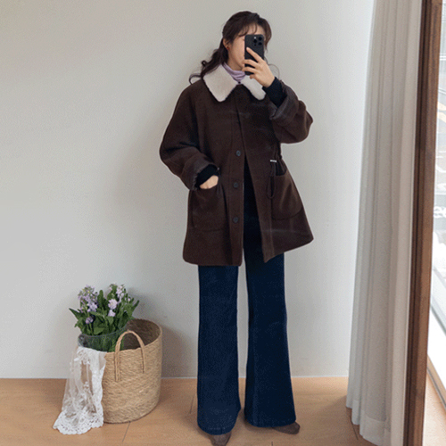 クロエ裏地モンダンブルハリストリングハーフコート [size:F(55～66盤)]