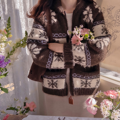 ジェマタスミボドル柔軟ザップアップニット アウター [size:F(55～66)]