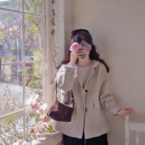 シュレイマンバックポイント 耳よみ ハンドメイドフードコート [size:F(55～66)]