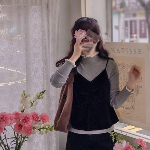 [LABEL] シュミット 柔らかい版 ひも調節 ベルベット ビスティエ [size:F(55～66)]