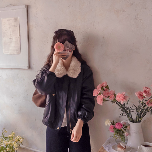 [LABEL] ケラス 裏地モンタン ガムボドルファー ギヨンカラ レザージャケット [size:F(55～66)]