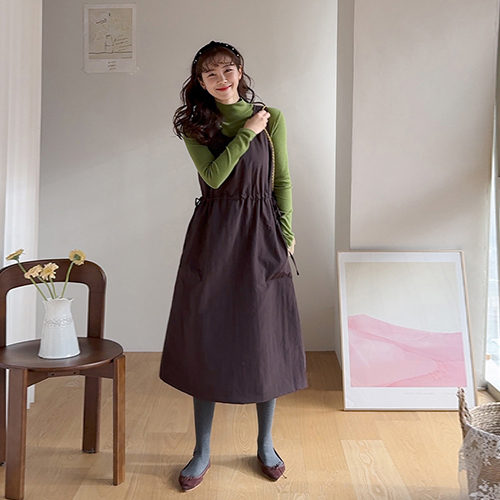 マメロ タスミ ヌビム裏地 バスラック ワンピース [size:F(55～66)]