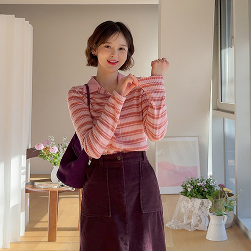 ニューゼン爽やかバラールザンザンゴルジ カラーニット [size:F(55～66)]