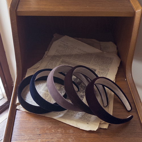 マージンタイムベルベットヘアバンド