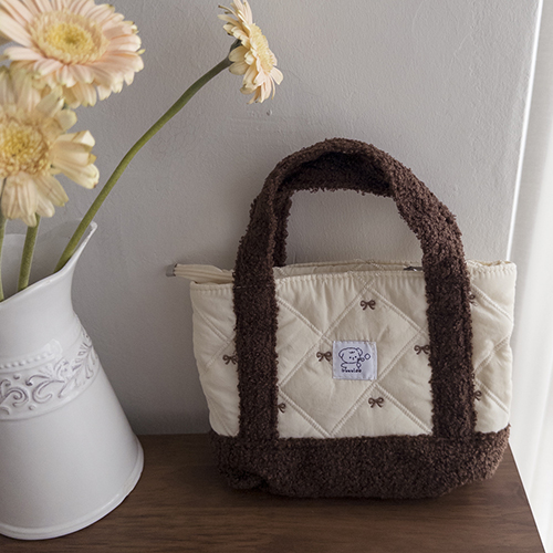 ポーグルアンジュリボンミニトートバッグ